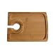 Oenophilia Bamboo Hors d' Oeuvres Plates, Set of 4