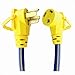 Voltec 16-00505 18 in. 50-30 AMP Right Angle Adapter With E-Zee Grip, Case Of 10