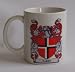 Your Surname & Coat/Crest Of Arms Printed Coffee Tea Mug New