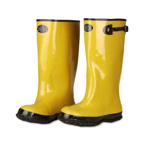 13 17Inch OverShoe Style Rubber Slush Boot, Yellow, Size 13, mens 13 17Inch OverShoe Style Rubber Slush Boot, Yellow, Size 13, mens