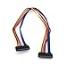 22 Pin SATA Female to 22 Pin SATA Female Power & Data Cable - 18 inches