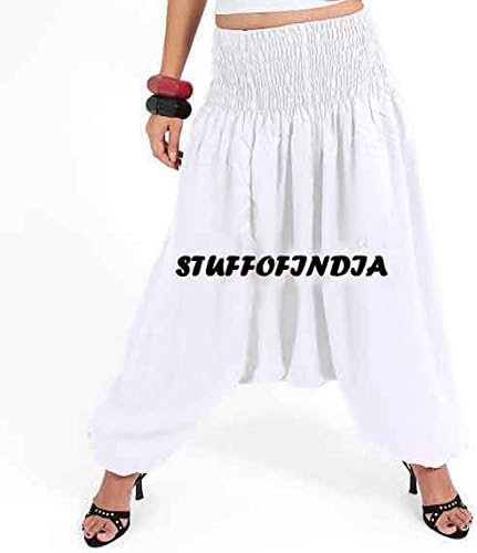 Unisex Beach, Plus Size Harem Yoga Pants, Afgani Trousers Capri Losse Paints Belly Dance Harem Pants Womens Cotton Alibaba Yoga Jumper Harem Pants, Hippie Boho Pants, Gypsy Aladdin Trousers,