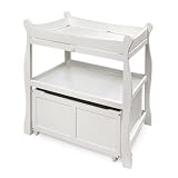 Badger Sleigh-Style Changing Table with Storage Bin by CutieBeauty