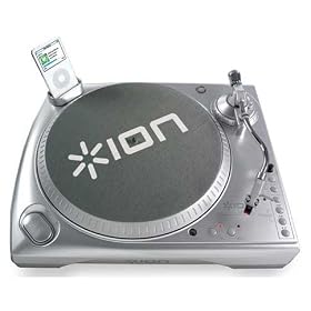 ION Audio LPDOCK USB DJ Turntable with iPod Dock