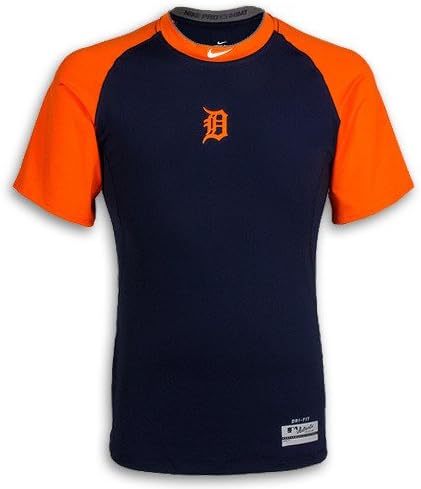 Detroit Tigers 2012 Pro-Combat ROAD Short Sleeve Fitted Tee by Nike