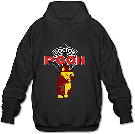MJMY Men's Doctor Who Winnie The Pooh Sweatshirt XXL
