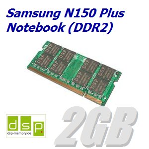 2GB Speicher / RAM für Samsung N150 Plus Notebook (DDR2)