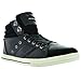 Aviator 3375/3374 Men's Casual Vintage High Top Laced Up Side Zipper Tim Sneakers Boots Shoes