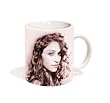 Madonna Face Close Up Sepia Toned Classic Pop Music Icon Ceramic Gift Coffee (Tea, Cocoa) Mug