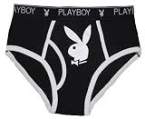 Playboy Original Logo Black Briefs for men