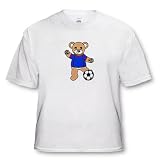 Janna Salak Designs Teddy Bears - Cute Soccer Player Teddy Bear Boy - T-Shirts