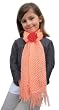 Handmade Scarf - Coral Peach (Kids Large/100% Knitted By Hand) [Apparel]