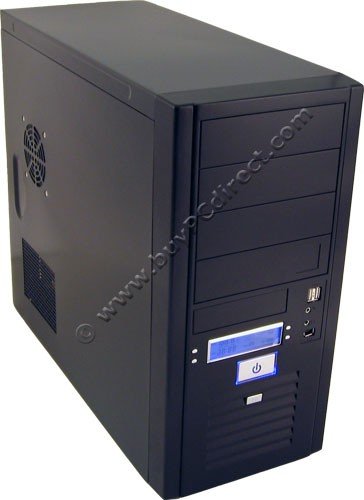 Broadway 82-4HL-BLACK - Tower - ATX - power supply 500 Watt ( ATX ) - black - USB/FireWire/Audio
