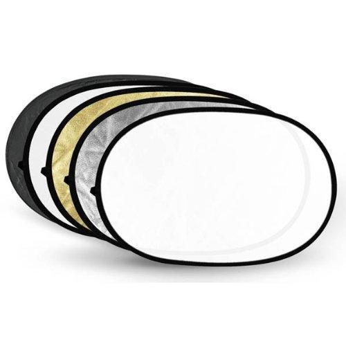 Etekcity 5 in 1 portable Round Collapsible Multi Disc Photography studio Photo Camera Lightning Reflector/Diffuser Kit camera equipment - 24in x 36 in" (60cm x 90cm) when opened. great for photo shoots and taking pictures in accurate lighting