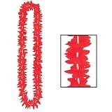 Red Floral Lei 40" 1/pkg