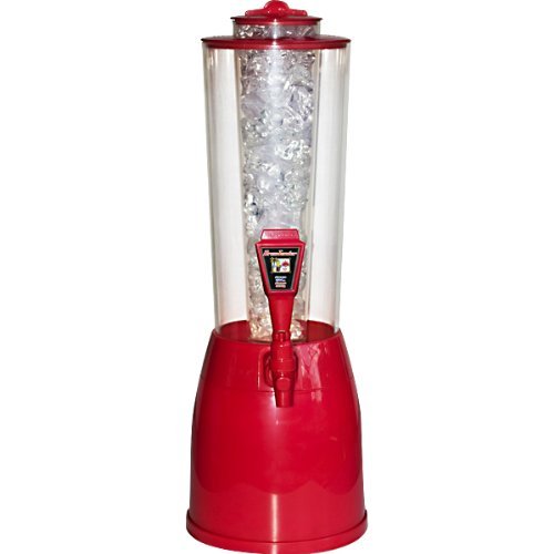 The BrewTender Tabletop Beer & Beverage Dispenser - Red