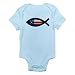 Artsmith, Inc. Infant Bodysuit US Christian Fish Ichthys