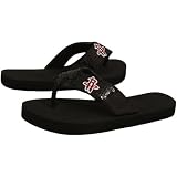 NBA Houston Rockets Ladies Black Sequin Strap Flip Flops (9/10)