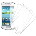 MPERO 5 Pack of Clear Screen Protectors for Samsung Galaxy S III S3 Mini