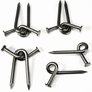 Twisted Nails Metal Puzzle Bundle of 4