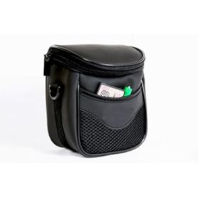 Waterproof & Light Weight Camera Case for Fuji Finepix S1600,S1700,S1800,S1900,Sony Nex-5,Nex-5n,Nex-5c,Olympus Pen EP2,EP3,EPL2,EPL3,Panasonic GF2,GF3, Canon G12,Nikon P7100,P7000,P300 (Black)