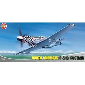 P-51D Mustang Aircraft 1-24 by Airfix