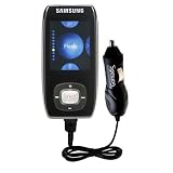 Rapid Car / Auto Charger for the Samsung YP-T9 4GB - uses Gomadic TipExchange Technology