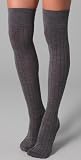 Club Monaco Wool Thigh High Socks