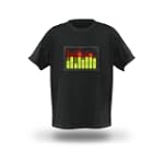 T-Shirt con Equalizzatore Led SMALL