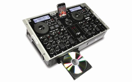 Brand New Numark Icdmix3 Dual Cdmp3 Dj Player with Ipod Dock + Mixer