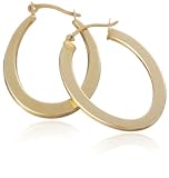 Image of 9ct Yellow Gold AMC104557 Ladies Creole Earrings