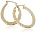 9ct Yellow Gold AMC104557 Ladies Creole Earrings