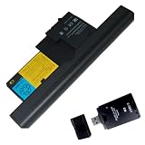 IBM Lenovo ThinkPad X60 X61 Tablet PC seriese Replacement Laptop battery fits 40Y8318 40Y8314 40Y8318 ASM 42T5209 FRU 42T5204 FRU 42T5206 FRU 42T5208 FRU 42T5251 Laptops come with a USB 2.0 SD card reader as a free gift [ 4000mAh/58Wh 14.4V ]