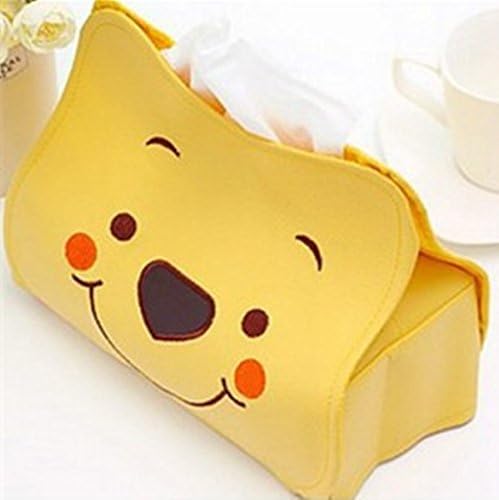 Classic Cartoon Leather Tissue Box (Winnie the Pooh)