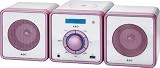 AEG MC 4455 Kompaktanlage (CD/MP3-Player, UKW-Tuner, Breitband-Lautsprecherboxen, USB) rosa