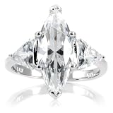 Sylvania's 8 TCW CZ Marquis Cut Right Hand Ring