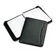 Avalon Leatherlike Vinyl Zippered Organizer Starter Set, 8-1/2 x 11, Black