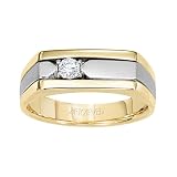 ArtCarved Connoisseur Diamond Mens Wedding Band #21-V2745_G