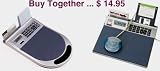 Promotek Mousepad Calculator Clock Combo
