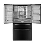 28 Cu. Ft. Black Freestanding French Door Refrigerator