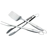 Outdoor Living : Weber 6445 Three Piece Stainless Steel Tool Set