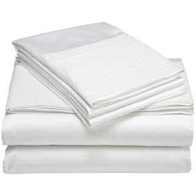 Pinzon 400-Thread-Count Egyptian Cotton Pleated Hem Sheet Set