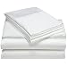 Pinzon 400-Thread-Count 100% Egyptian Cotton Pleated Hem Full Sheet Set, Cloud