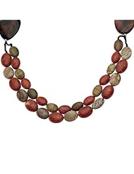 Sterling Silver 26in Carnelian/Red Coral/Red Zebra Jasper Necklace