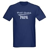World's Greatest Papa Love Dark T-Shirt by CafePress