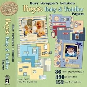 BABY BOY and TODDLER PAPER 12x12 by Alvin