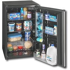 Sanyo SR-4912M Refrigerator with Platinum Door