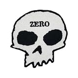 Zero Patch Die-Cut Skull Embroidered