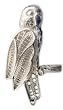 Brooch, 'Filigree Owl'