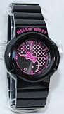HELLO KITTY BLACK AND PINK WATCH